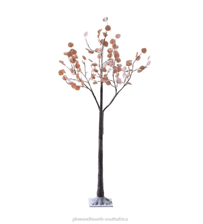 Seasonal & Gifts Plow & Hearth Indoor/Outdoor Electric Lighted Pink Silver Dollar Tree, 6'H with 180 lights - Pink NFLB3219