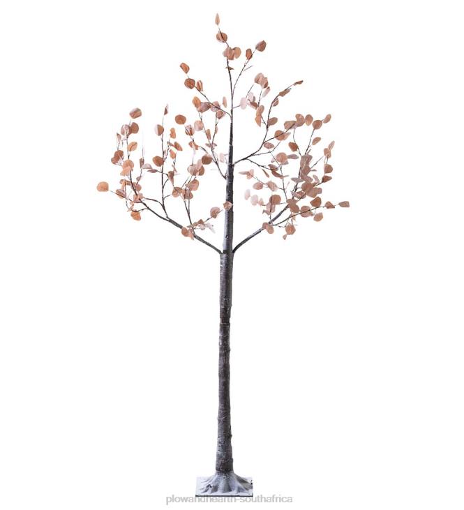 Seasonal & Gifts Plow & Hearth Indoor/Outdoor Electric Lighted Pink Silver Dollar Tree, 7'H with 270 lights - Pink NFLB3215