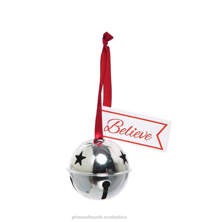 Seasonal & Gifts Plow & Hearth Believe Bell Ornament NFLB2191