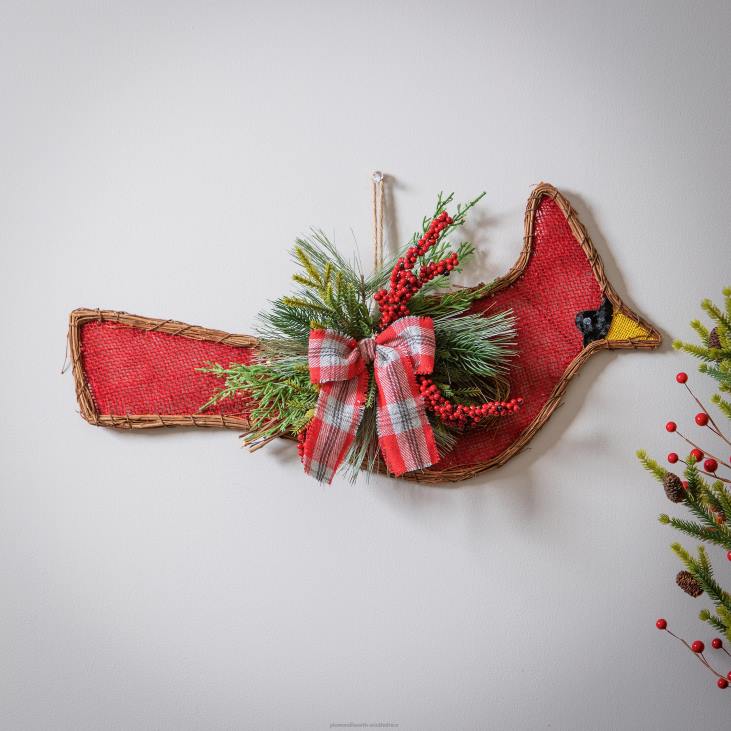 Seasonal & Gifts Plow & Hearth Christmas Cardinal Wall Decor NFLB2251