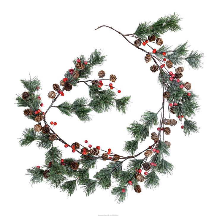 Seasonal & Gifts Plow & Hearth Christmas Traditions Pine Cone Garland NFLB2183