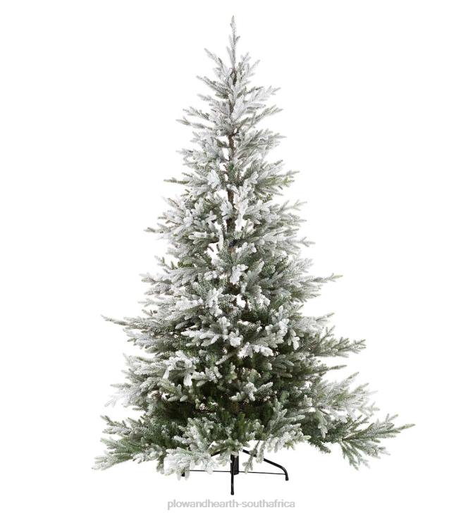 Seasonal & Gifts Plow & Hearth Flocked Roanoke Spruce Christmas Tree NFLB2289