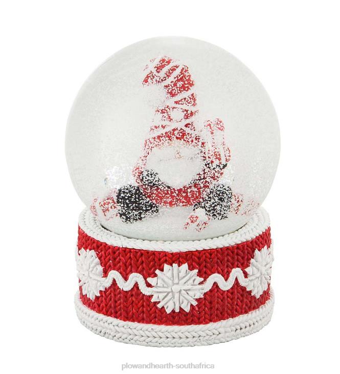 Seasonal & Gifts Plow & Hearth Gnome Santa Claus Snow Globe NFLB2300