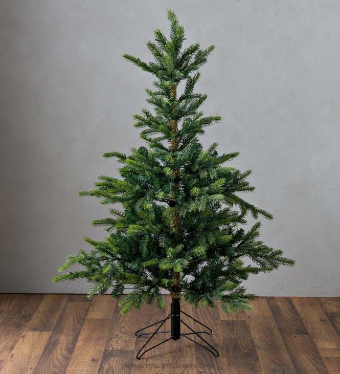 Seasonal & Gifts Plow & Hearth Grandis Fir Christmas Trees with 8-Function Warm White LEDs NFLB2240