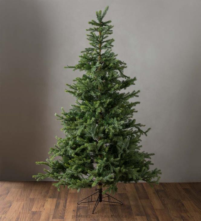 Seasonal & Gifts Plow & Hearth Grandis Fir Christmas Trees with 8-Function Warm White LEDs NFLB2240
