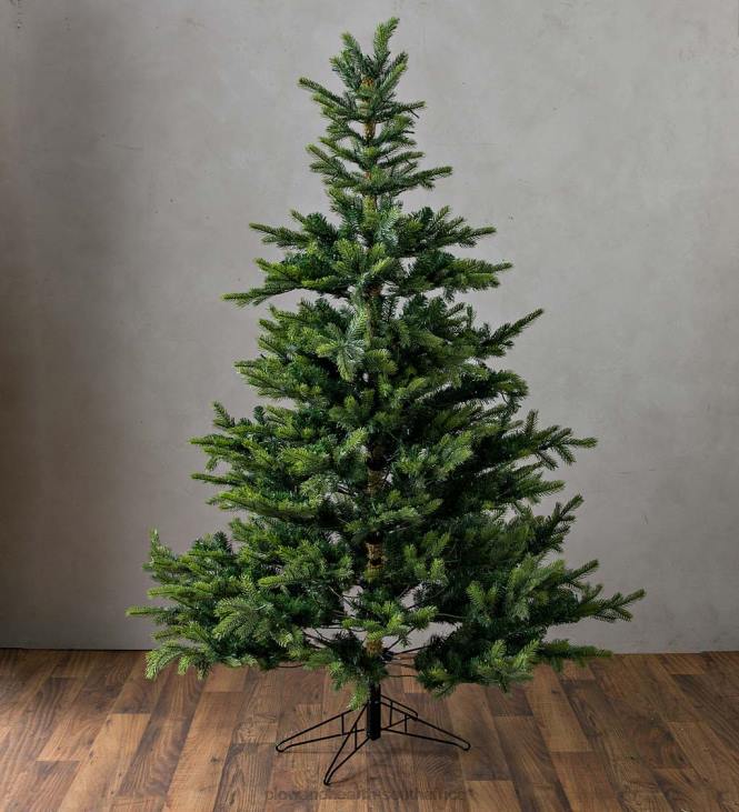 Seasonal & Gifts Plow & Hearth Grandis Fir Christmas Trees with 8-Function Warm White LEDs NFLB2240