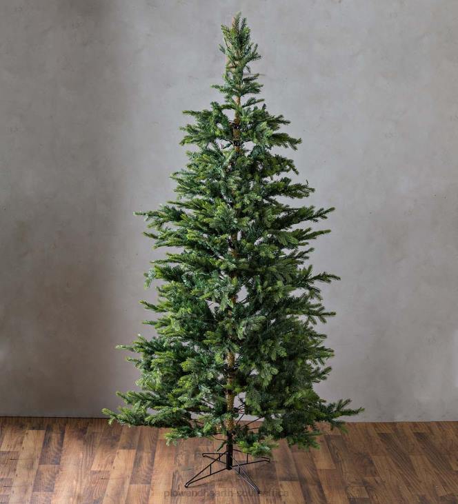 Seasonal & Gifts Plow & Hearth Grandis Fir Christmas Trees with 8-Function Warm White LEDs NFLB2240