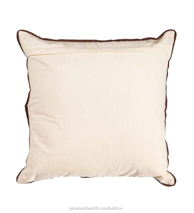 Seasonal & Gifts Plow & Hearth Holiday Deer and Wreath Pillow NFLB2280