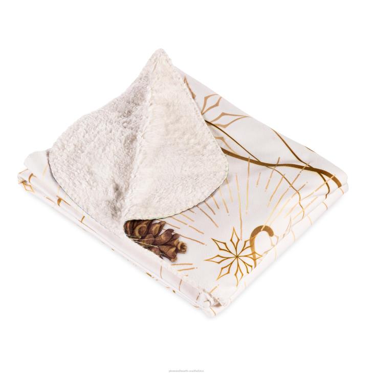 Seasonal & Gifts Plow & Hearth Holiday Pine Sherpa Fleece Throw NFLB2297