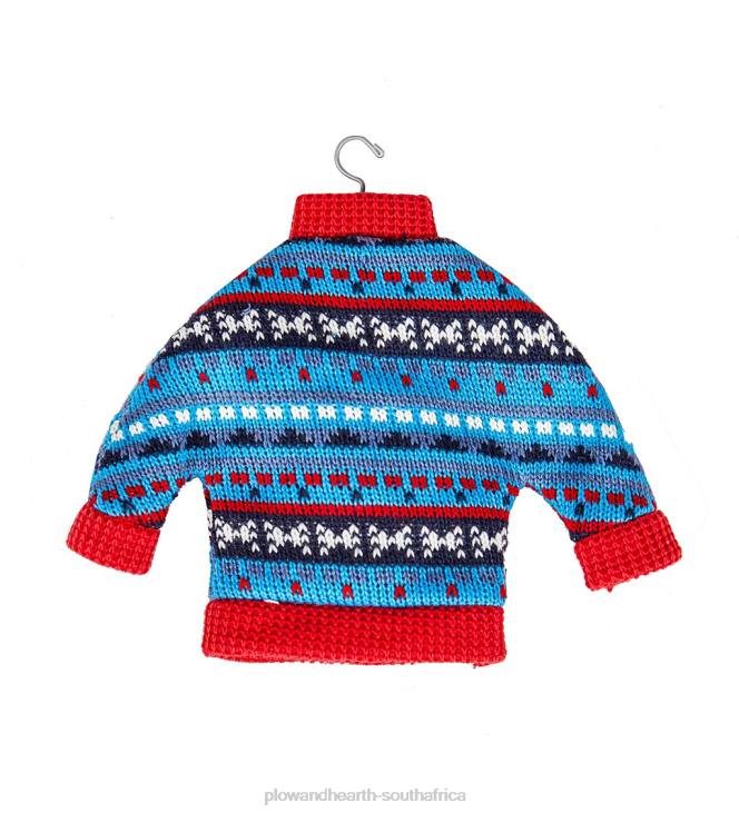 Seasonal & Gifts Plow & Hearth Holiday Sweater Ornaments, Set of 3 NFLB2238