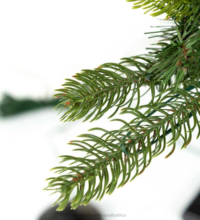 Seasonal & Gifts Plow & Hearth Keswick Pine Christmas Tree with Warm White LED Lights NFLB2293