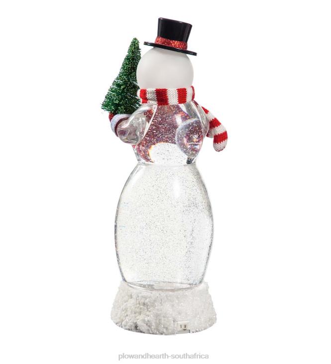 Seasonal & Gifts Plow & Hearth LED Snowman Snow Globe NFLB2215
