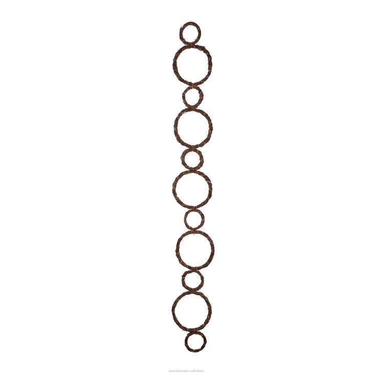 Seasonal & Gifts Plow & Hearth Lighted Grapevine Holiday Garland - Circle NFLB2239
