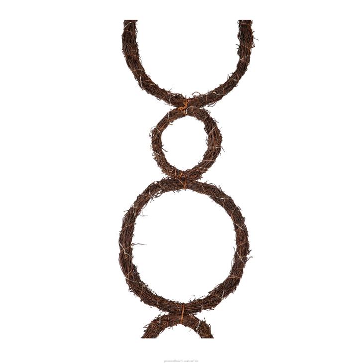 Seasonal & Gifts Plow & Hearth Lighted Grapevine Holiday Garland - Circle NFLB2239