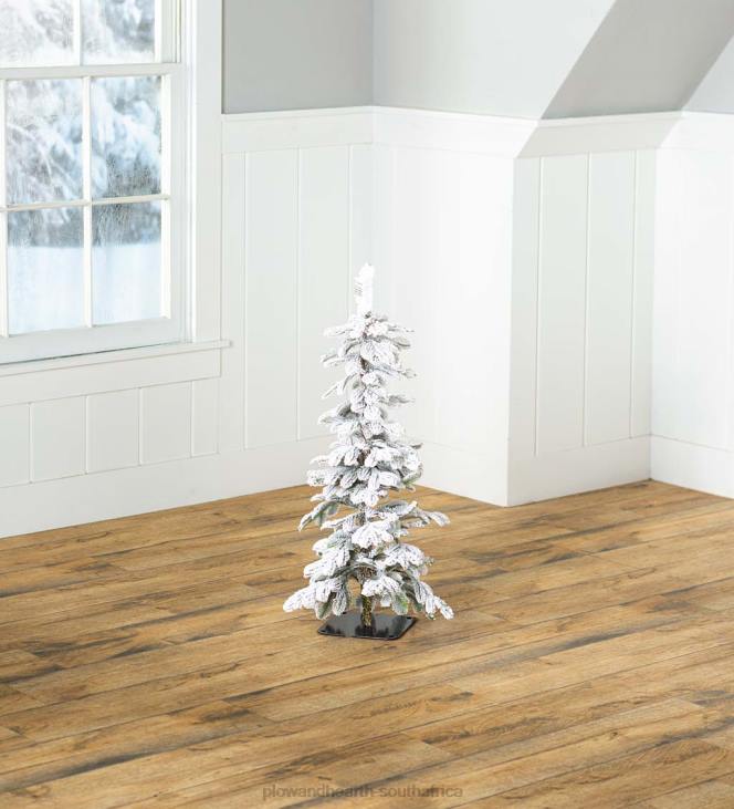 Seasonal & Gifts Plow & Hearth Monte Rosa Flocked Alpine Fir Tabletop Tree NFLB2260