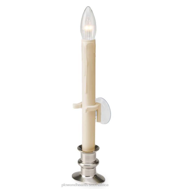 Seasonal & Gifts Plow & Hearth Suction Cup Window Candle Set with Timer and Remote NFLB2245