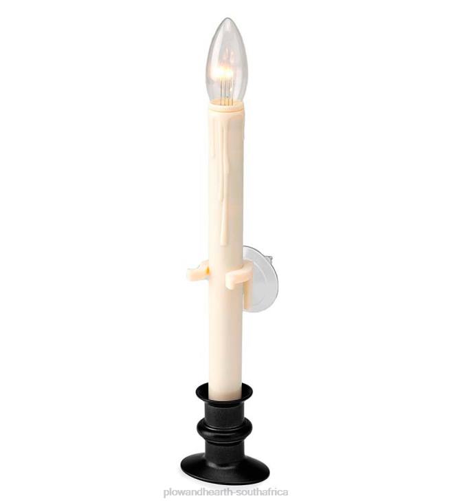 Seasonal & Gifts Plow & Hearth Suction Cup Window Candle Set with Timer and Remote NFLB2245