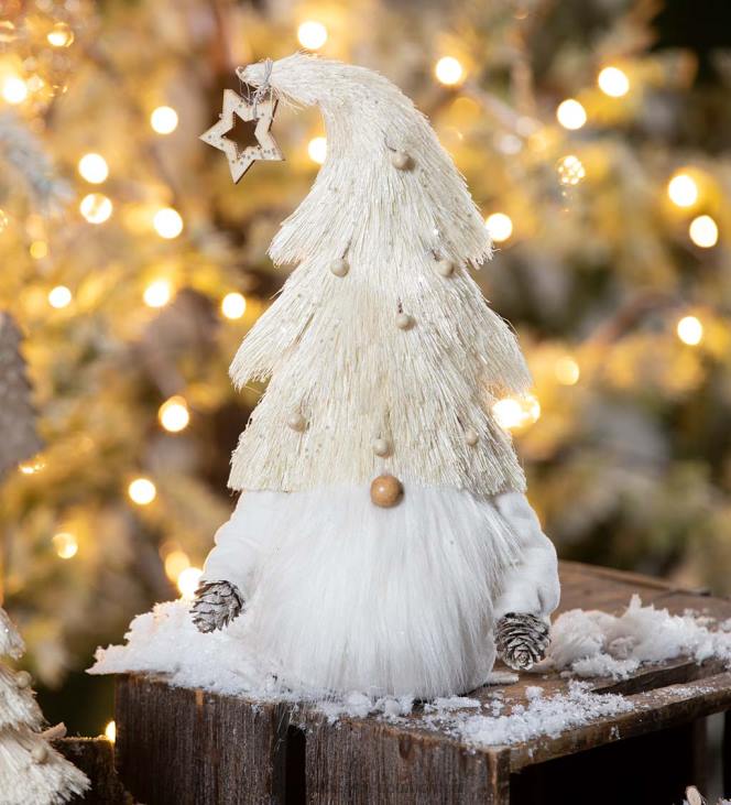 Seasonal & Gifts Plow & Hearth White Winter Christmas Gnome NFLB2277