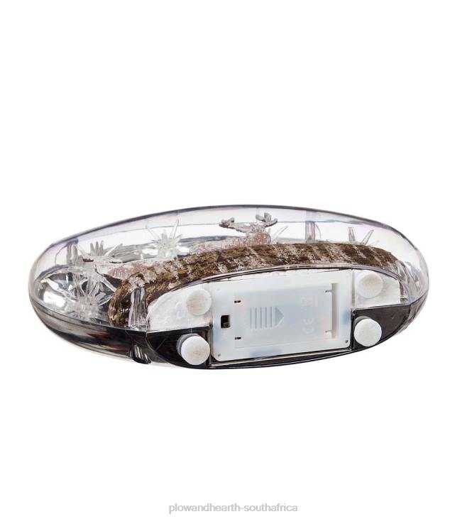 Seasonal & Gifts Plow & Hearth Winter Deer Scene LED Disc NFLB2222