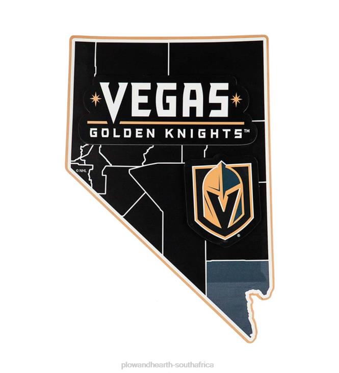 Seasonal & Gifts Plow & Hearth Wooden State Shaped Wall Decor, NHL Las Vegas Golden Knights NFLB2232