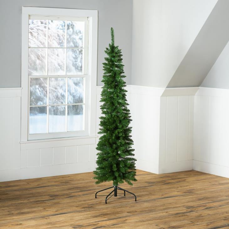 Seasonal & Gifts Plow & Hearth Eastern Slim Pine Christmas Tree NFLB2145