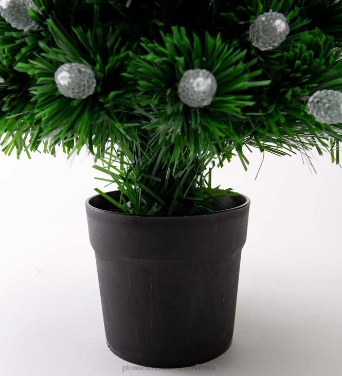 Seasonal & Gifts Plow & Hearth Fiber Optic Color-Changing Tabletop Christmas Tree NFLB2154