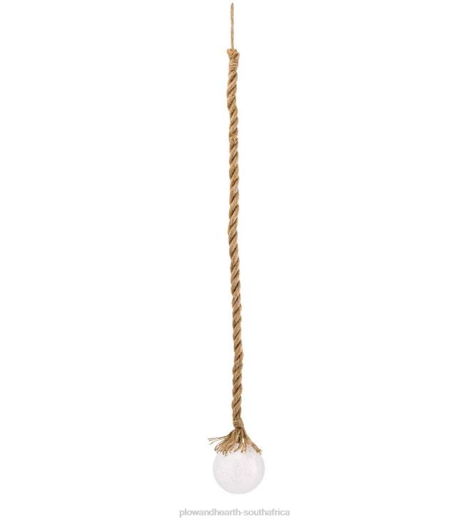 Seasonal & Gifts Plow & Hearth Indoor Lighted Ornaments With Hanging Rope and Integrated Timer NFLB2146