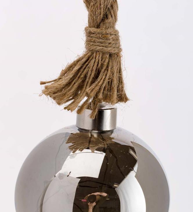 Seasonal & Gifts Plow & Hearth Indoor Lighted Ornaments With Hanging Rope and Integrated Timer NFLB2146