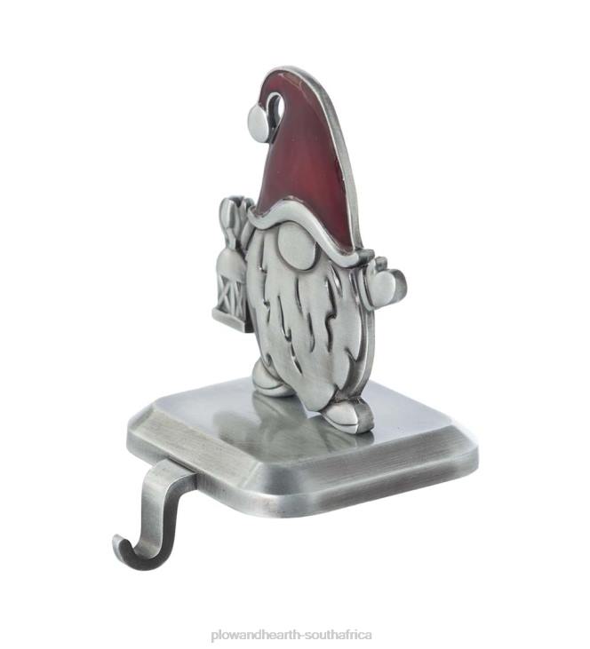 Seasonal & Gifts Plow & Hearth Santa Gnome Christmas Stocking Hanger NFLB2143
