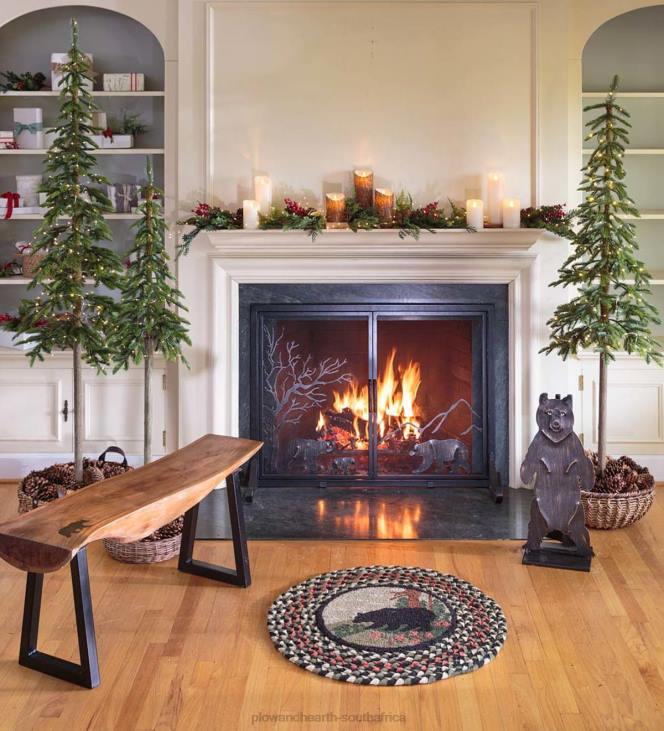 Seasonal & Gifts Plow & Hearth Woodland Flameless LED Candles with Timer, Set of 3 NFLB2142
