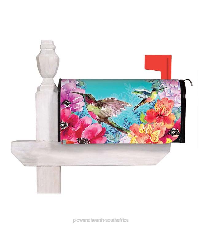 Seasonal & Gifts Plow & Hearth Watercolor Hummingbirds Mailbox Cover NFLB3109