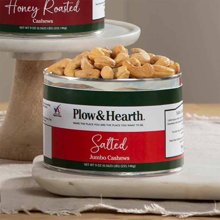 Seasonal & Gifts Plow & Hearth Jumbo Cashews - Salted, Honey Toasted Or Chocolate Covered - Salted NFLB2983
