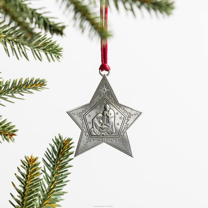 Seasonal & Gifts Plow & Hearth Solid Pewter Christmas Tree Ornament - Tree of Life NFLB2977
