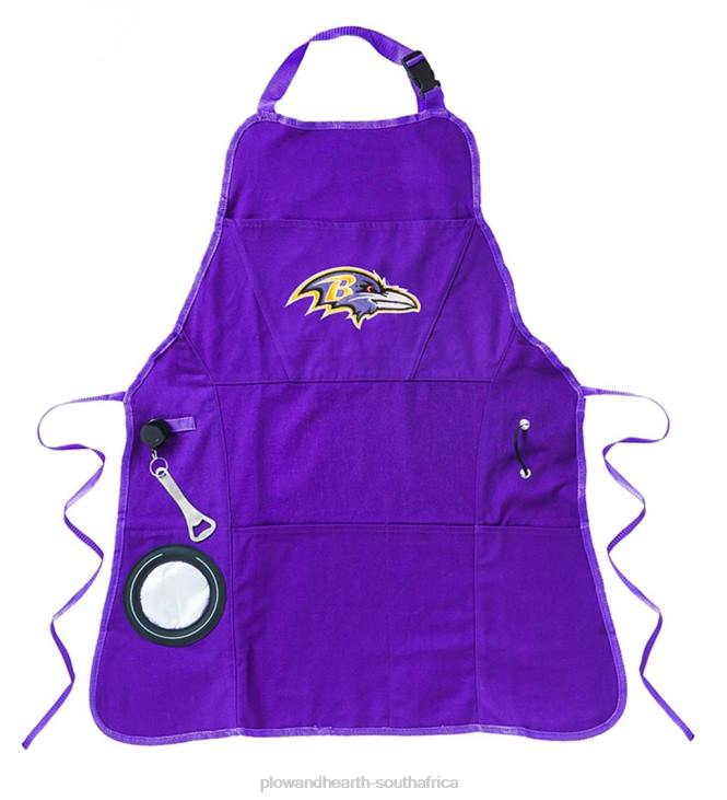 Seasonal & Gifts Plow & Hearth Deluxe Cotton Canvas NFL Team Pride Grilling/Cooking Apron - Chicago Bears NFLB2988