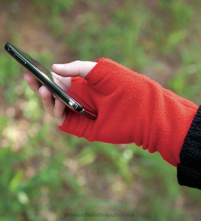 Seasonal & Gifts Plow & Hearth Fleece Fingerless Gloves For Men And Women NFLB3007