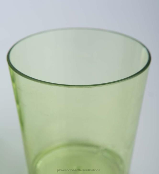 Seasonal & Gifts Plow & Hearth Moss Green Acrylic Short 15 oz. Tumblers, Set of 6 NFLB3147