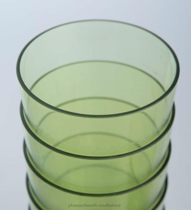 Seasonal & Gifts Plow & Hearth Moss Green Acrylic Tall 20 oz. Tumblers, Set of 6 NFLB3204