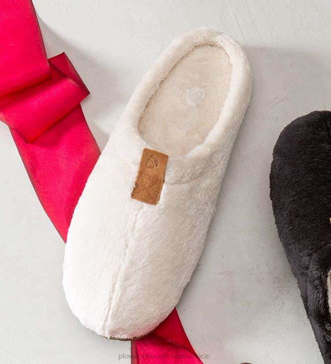 Seasonal & Gifts Plow & Hearth Acorn Spencer Spa Hoodback Women's Slippers - Black - S (5-6) NFLB3020