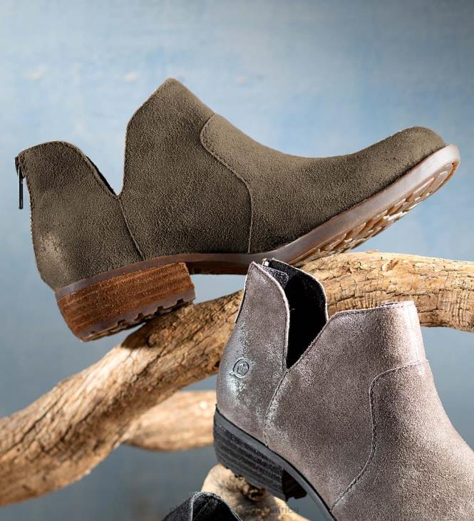 Seasonal & Gifts Plow & Hearth Born Kerri High/Low Ankle Boots - Dark Green - 11 NFLB3059
