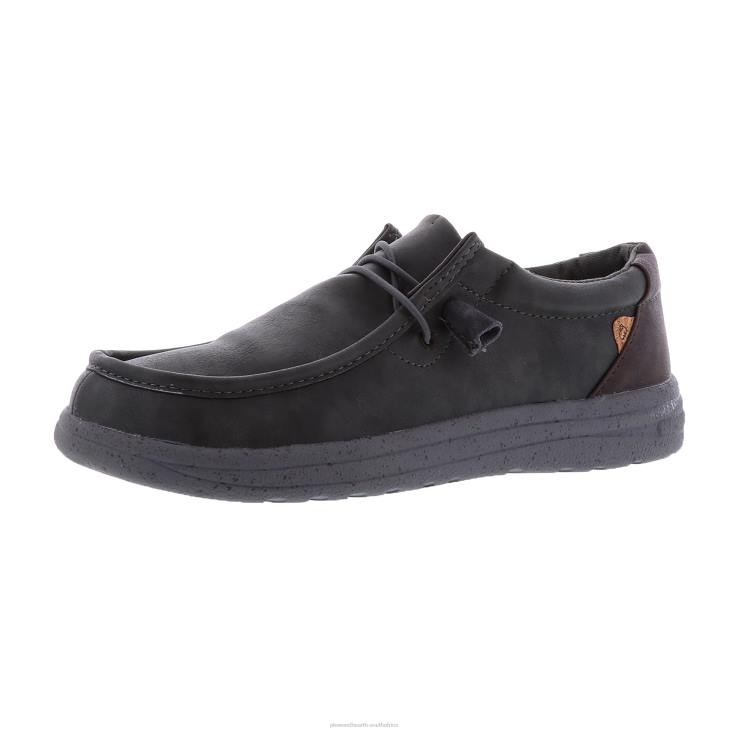 Seasonal & Gifts Plow & Hearth LaMO Men's Paul LaMO-LITE Shoes - Waxed Charcoal - Size 7 NFLB3026