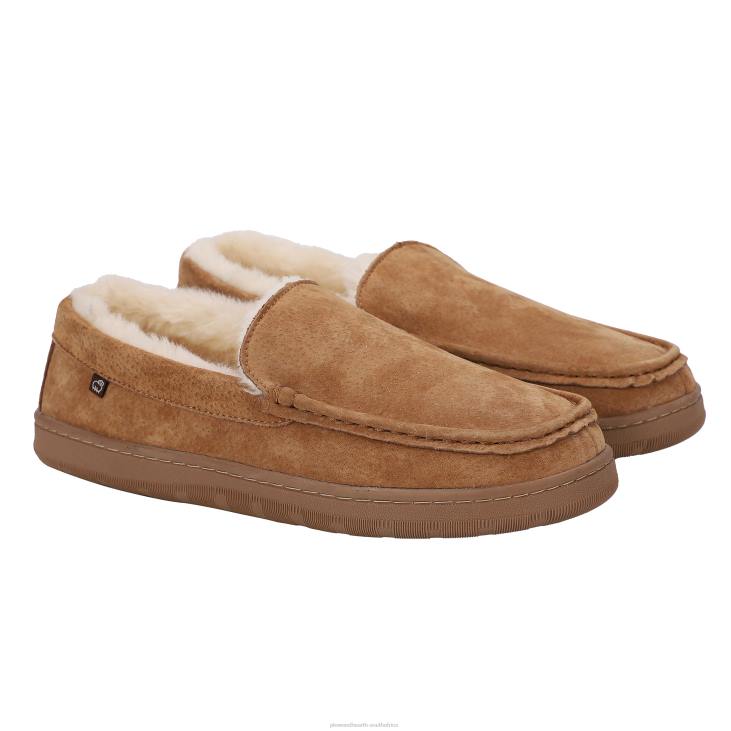 Seasonal & Gifts Plow & Hearth LaMO Men's Suede Harrison Moccasins - Black - Size 7 NFLB3018