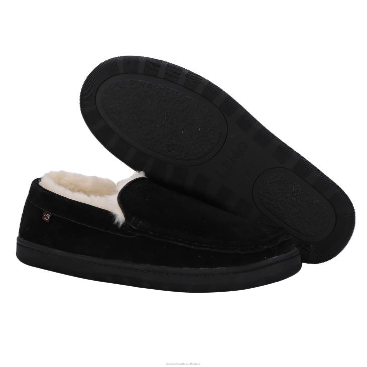 Seasonal & Gifts Plow & Hearth LaMO Men's Suede Harrison Moccasins - Black - Size 7 NFLB3018