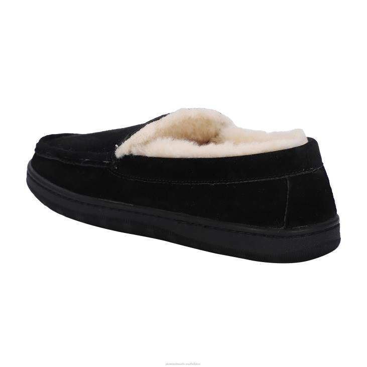 Seasonal & Gifts Plow & Hearth LaMO Men's Suede Harrison Moccasins - Black - Size 7 NFLB3018