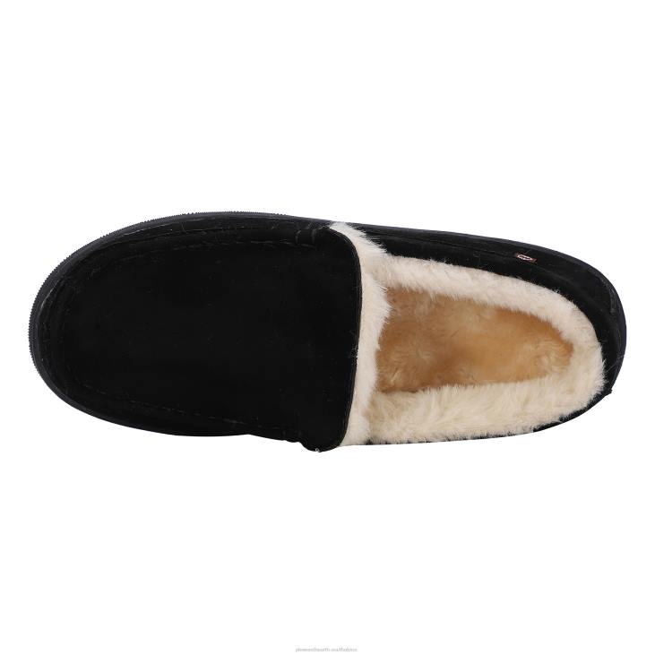 Seasonal & Gifts Plow & Hearth LaMO Men's Suede Harrison Moccasins - Black - Size 7 NFLB3018
