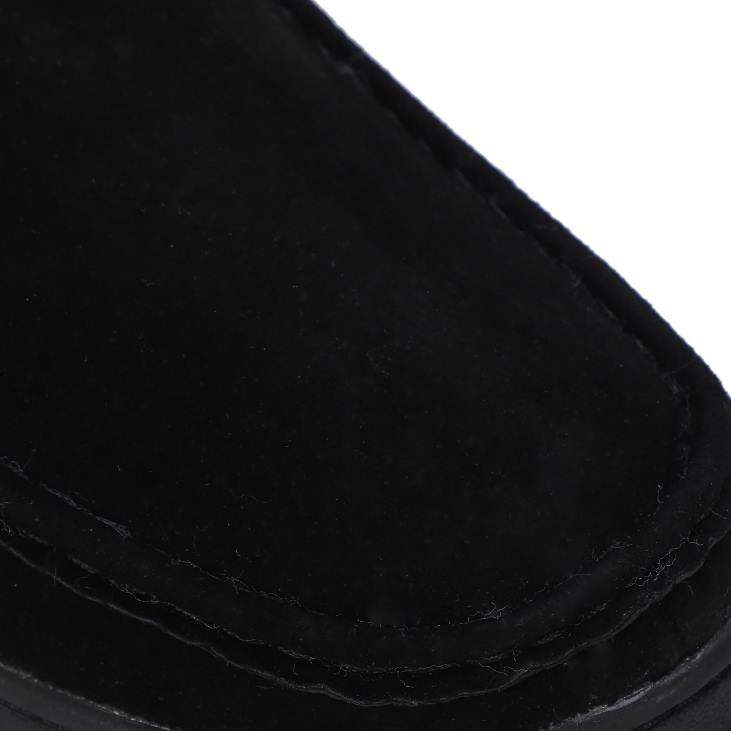 Seasonal & Gifts Plow & Hearth LaMO Men's Suede Harrison Moccasins - Black - Size 7 NFLB3018