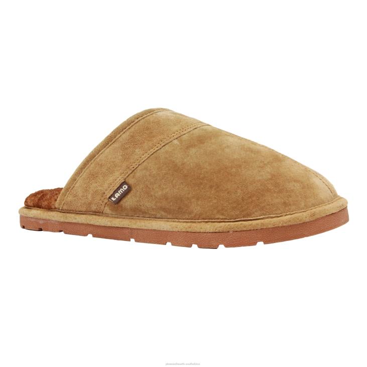 Seasonal & Gifts Plow & Hearth LaMO Men's Suede Scuff Slipper - Chestnut - L NFLB3019