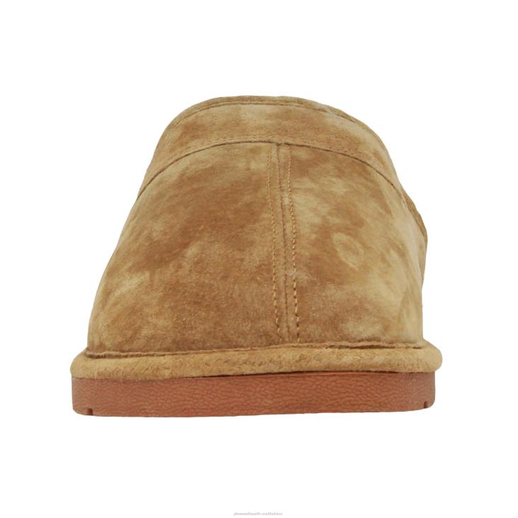Seasonal & Gifts Plow & Hearth LaMO Men's Suede Scuff Slipper - Chestnut - L NFLB3019