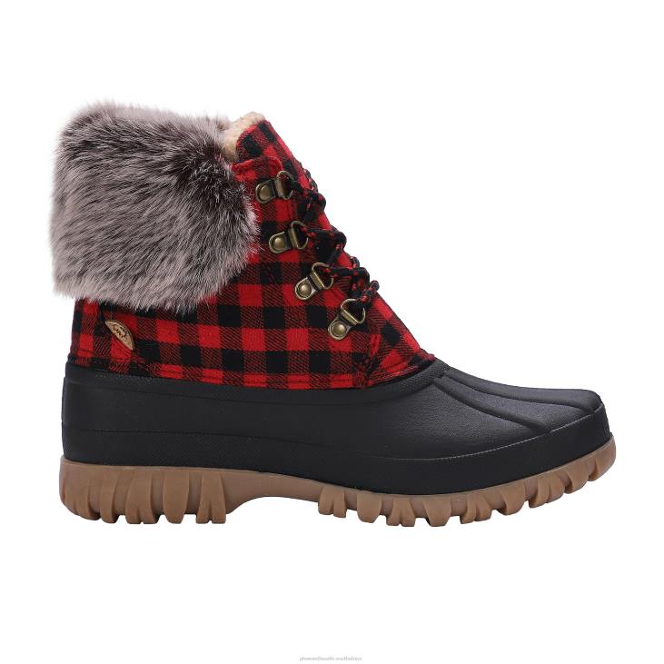 Seasonal & Gifts Plow & Hearth LaMO Women's Brielle Boots - Waxed Chestnut - Size 5 NFLB3040
