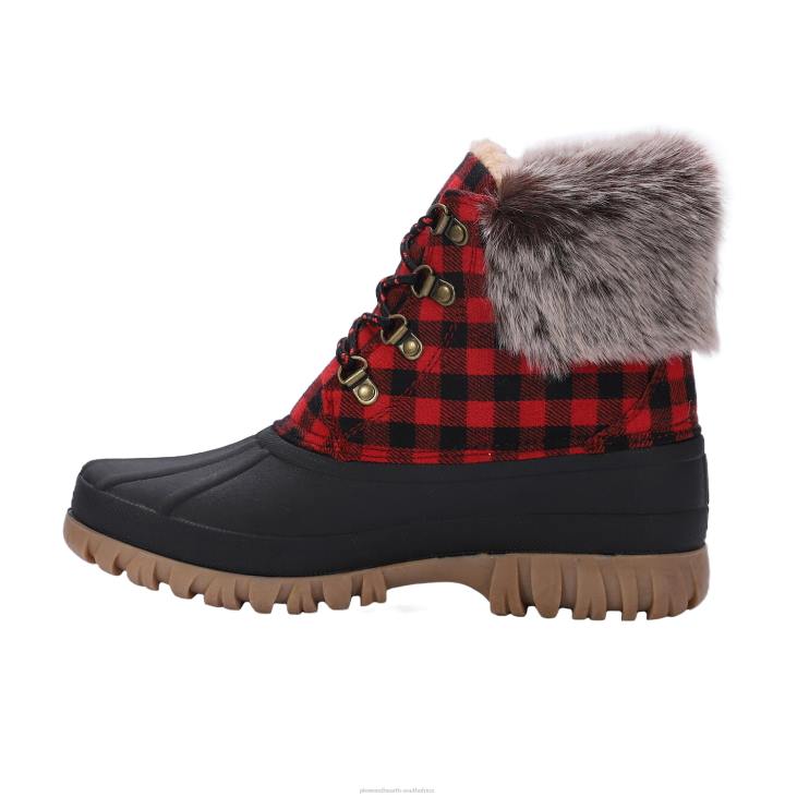 Seasonal & Gifts Plow & Hearth LaMO Women's Brielle Boots - Waxed Chestnut - Size 5 NFLB3040