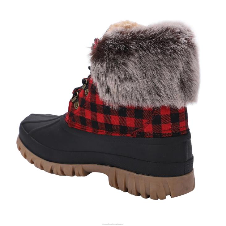 Seasonal & Gifts Plow & Hearth LaMO Women's Brielle Boots - Waxed Chestnut - Size 5 NFLB3040